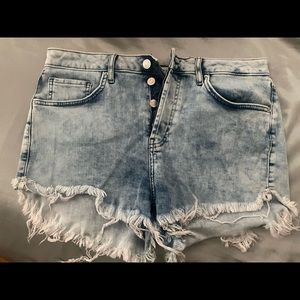 Forever 21 festival denim shorts
